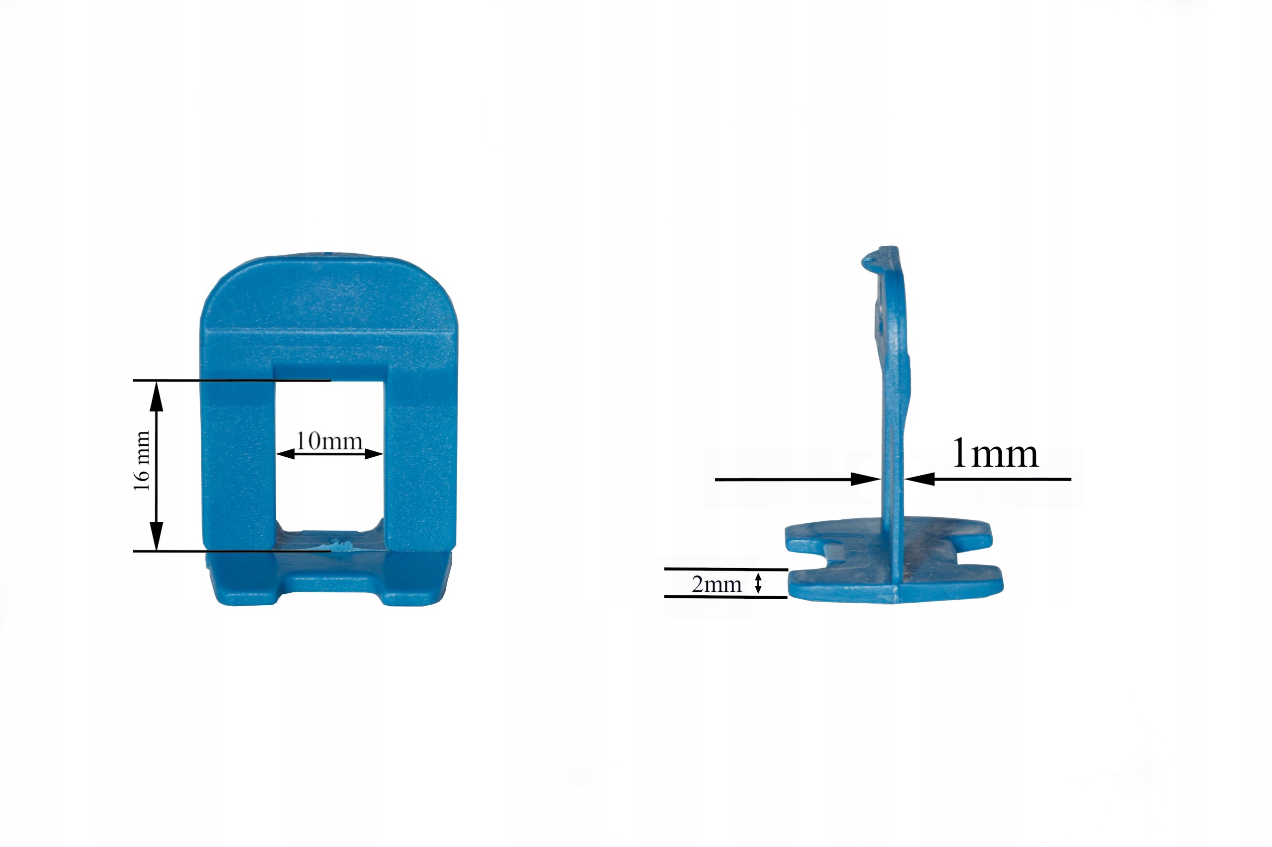 System poziomowania płytek 100 szt 1mm Kod producenta 60306612