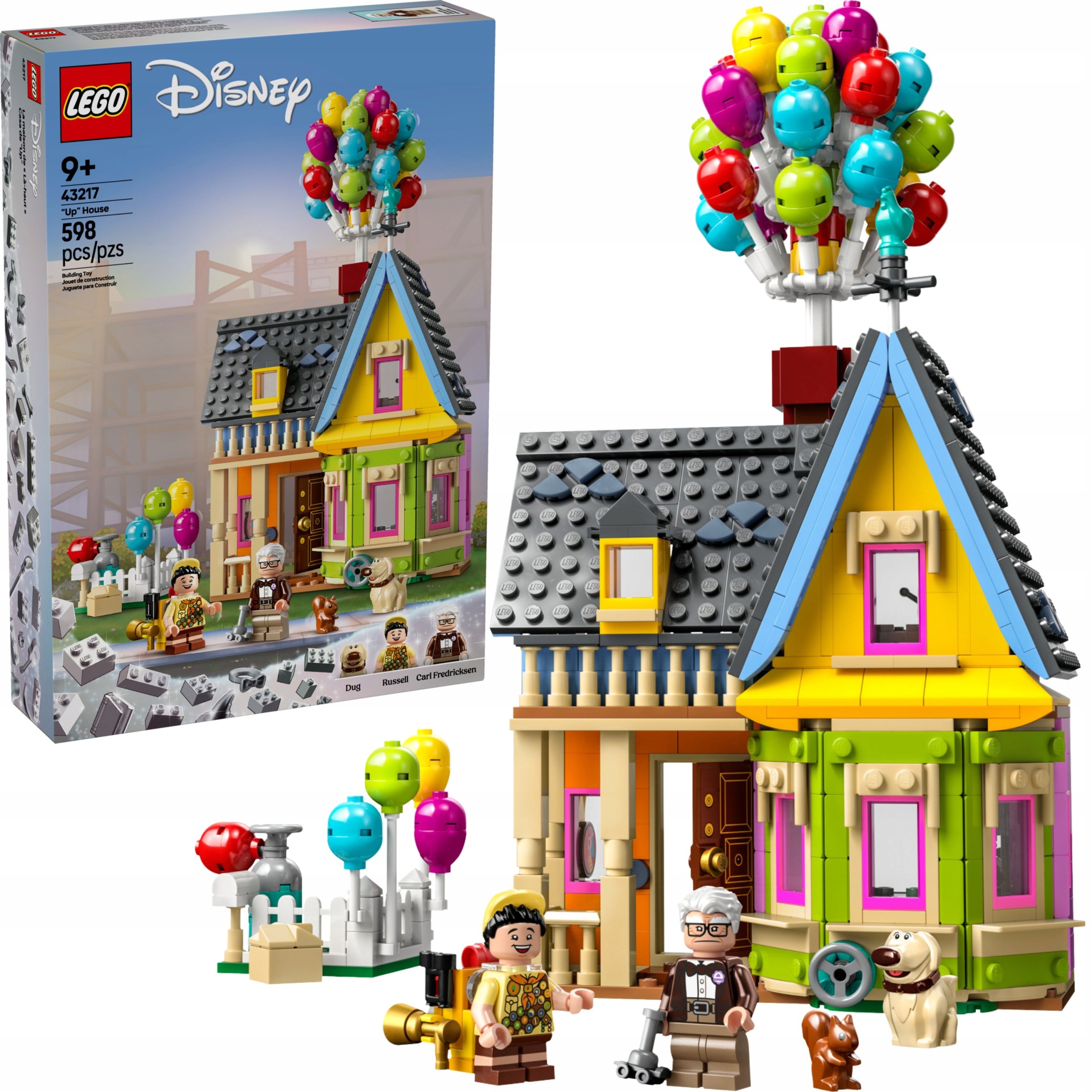 Lego Disney 43217 Dům z pohádky Odlet Stavebnice Balónky Carl Russell Pes As