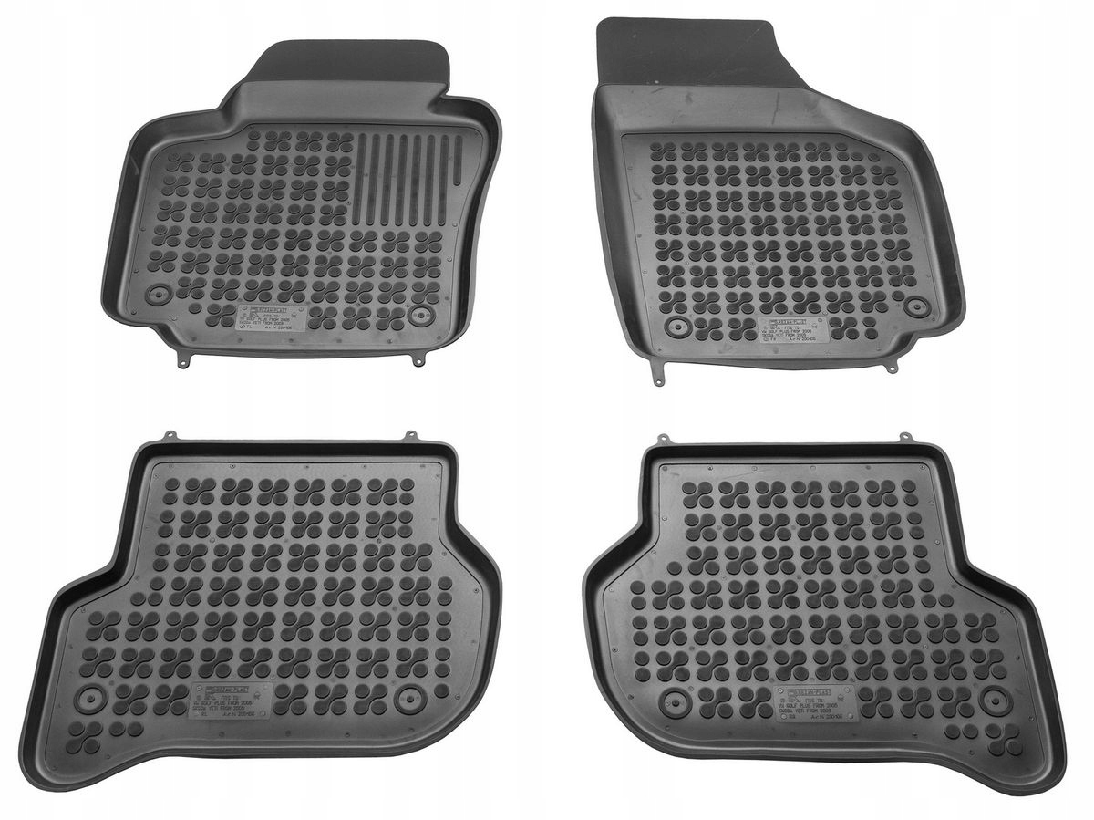 Gumové autokoberce Škoda Yeti, 2009-2017