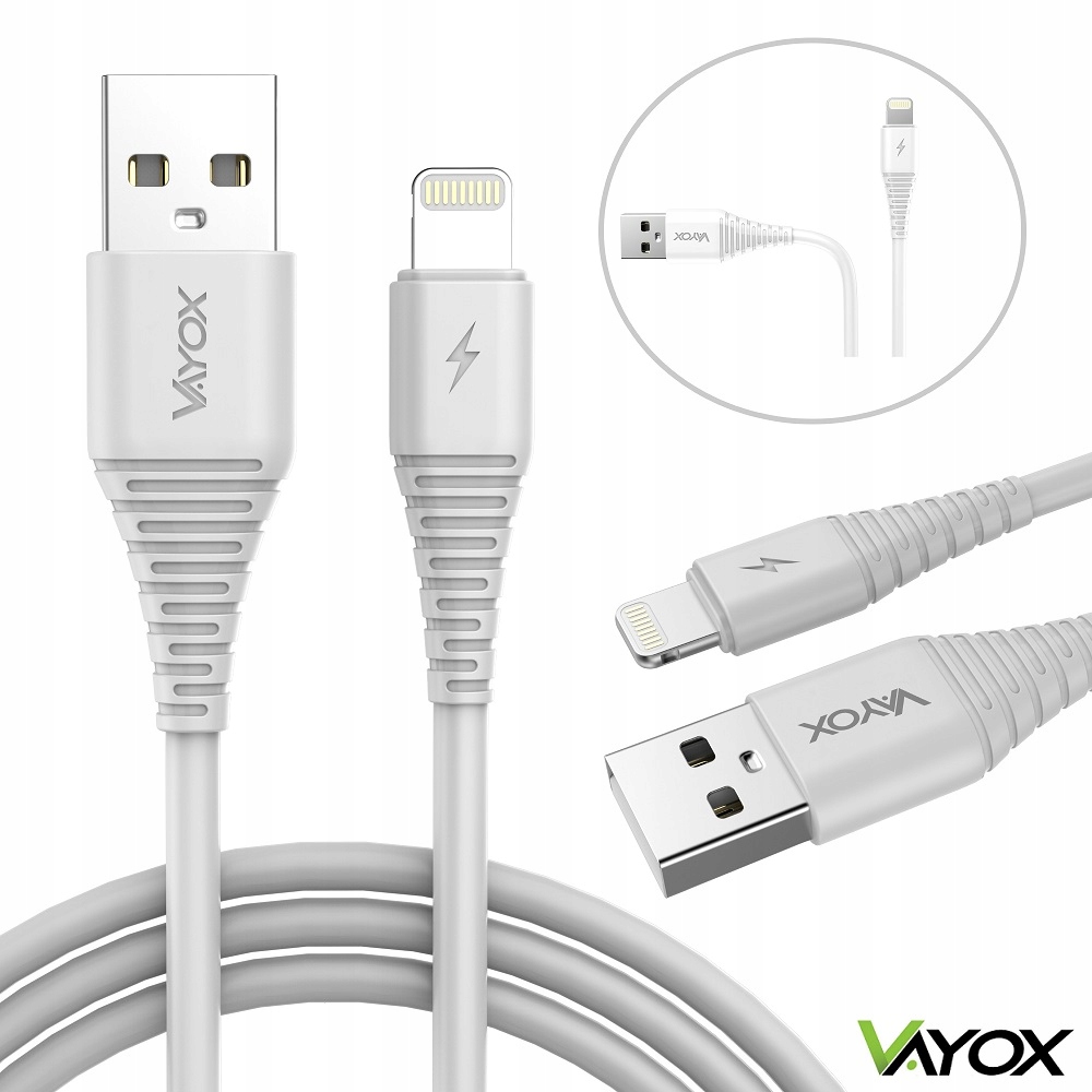 

Kabel Lightning Usb Qc 3.0 Szybki Iphone 1M Vayox