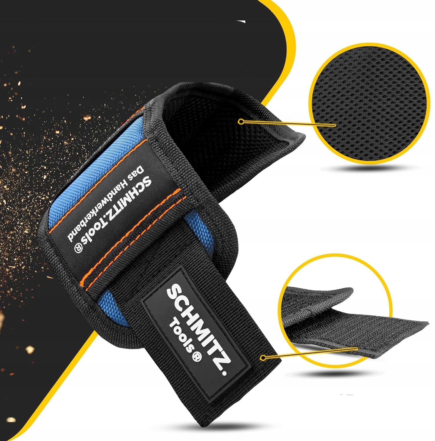 MOCNA OPASKA MAGNETYCZNA NA RĘKĘ NADGARSTEK Marka Schmitz