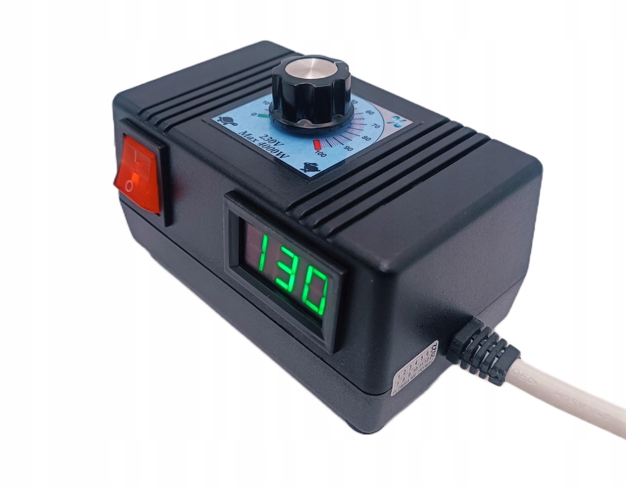 REGULATOR OBROTÓW SILNIKA 4000W 230V Wł. ZASILANIA Producent Inna