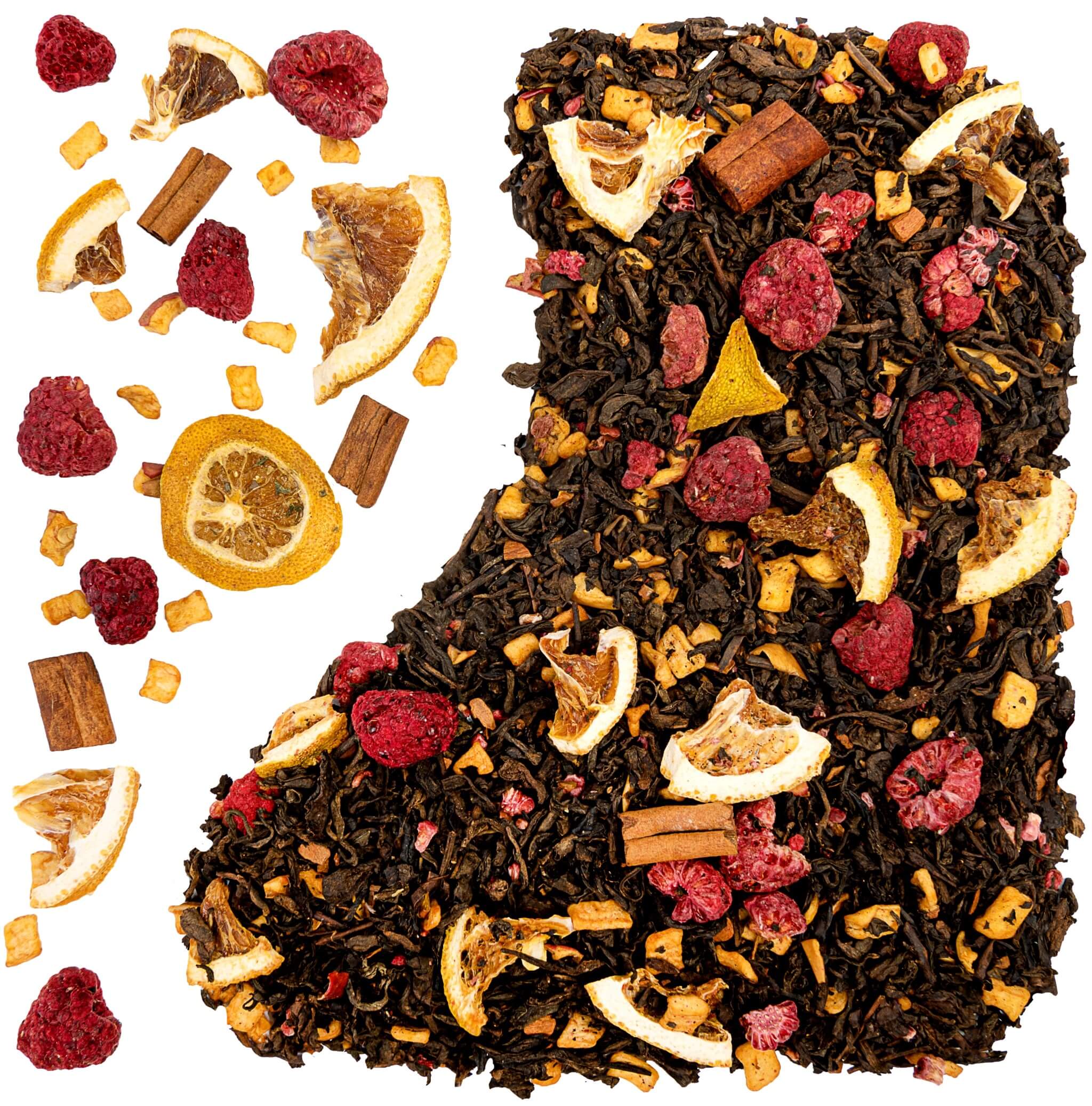 Czerwona PU-ERH Wenus MALINA POMARAŃCZA pycha 50g Marka Green Touch