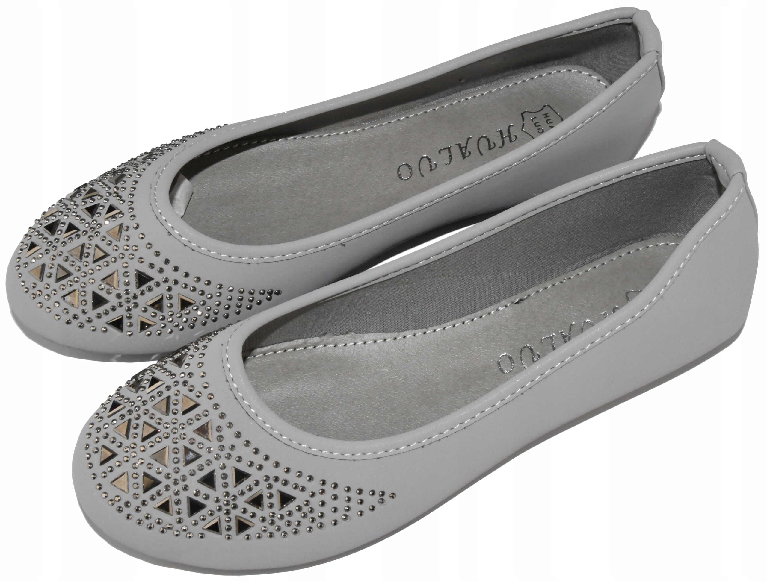 

Baleriny Wsuwane Zamszowe B633A Koraliki R. 39