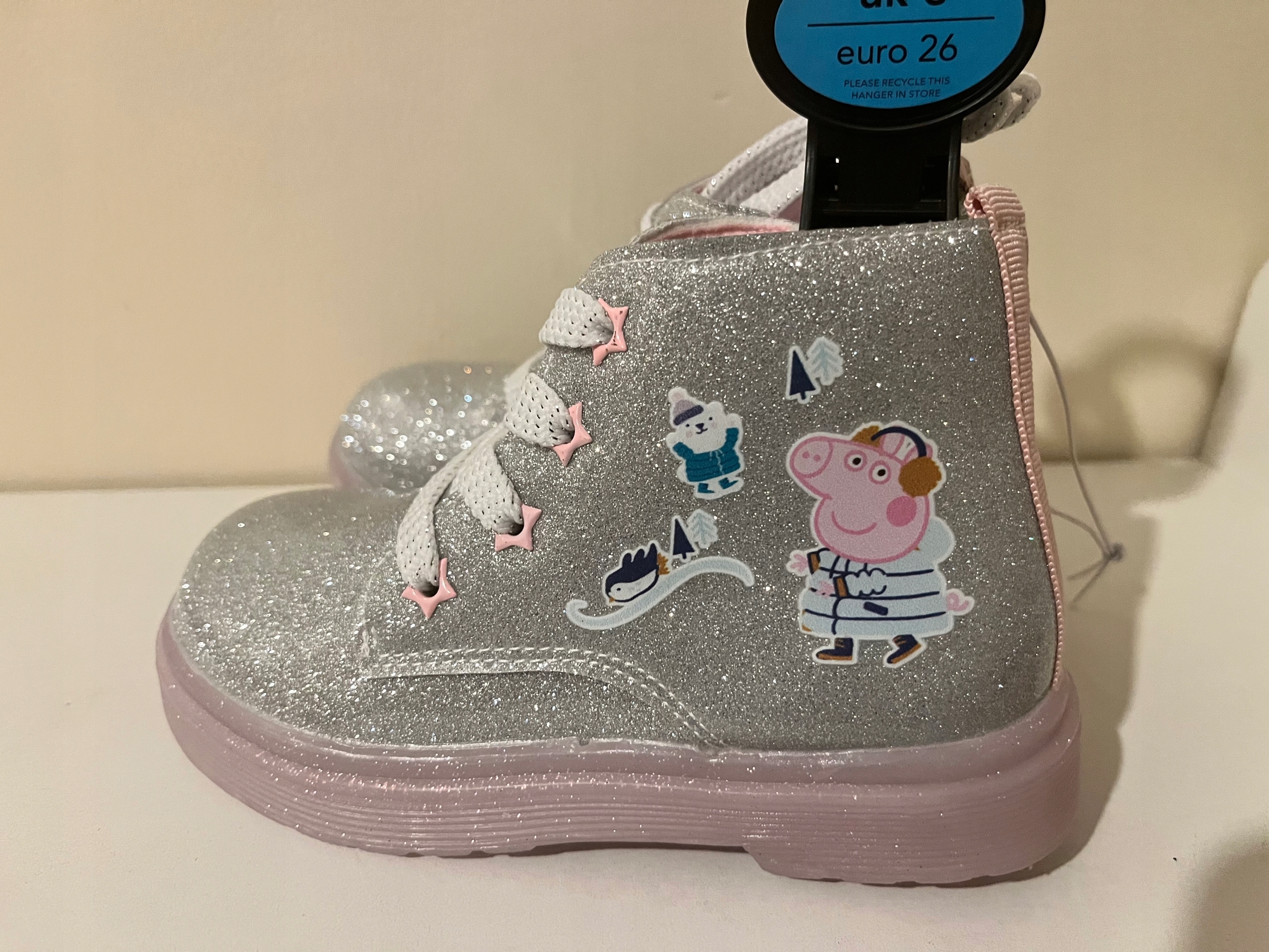 BOTKI ŚWINKA PEPPA 23eu 15CM JESIŃ ZIMA