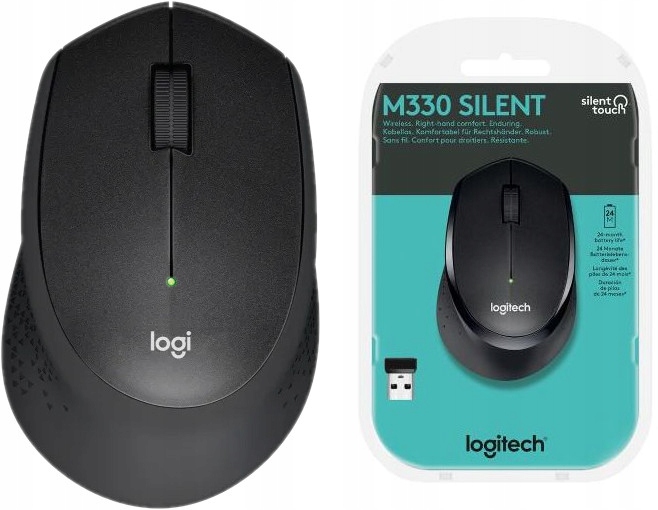 

Mysz bezprzewodowa Logitech M330 Silent 910-004909