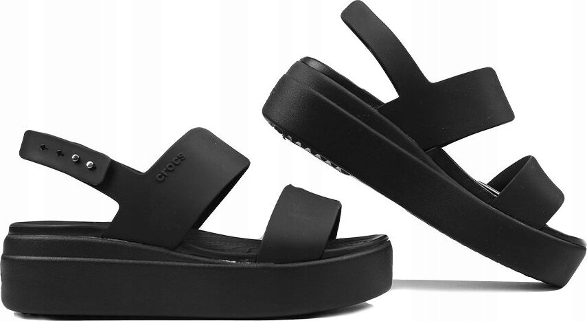 Dámské Sandály Crocs Brooklyn Low Wedge Černé 206453 060 vel. 36-37