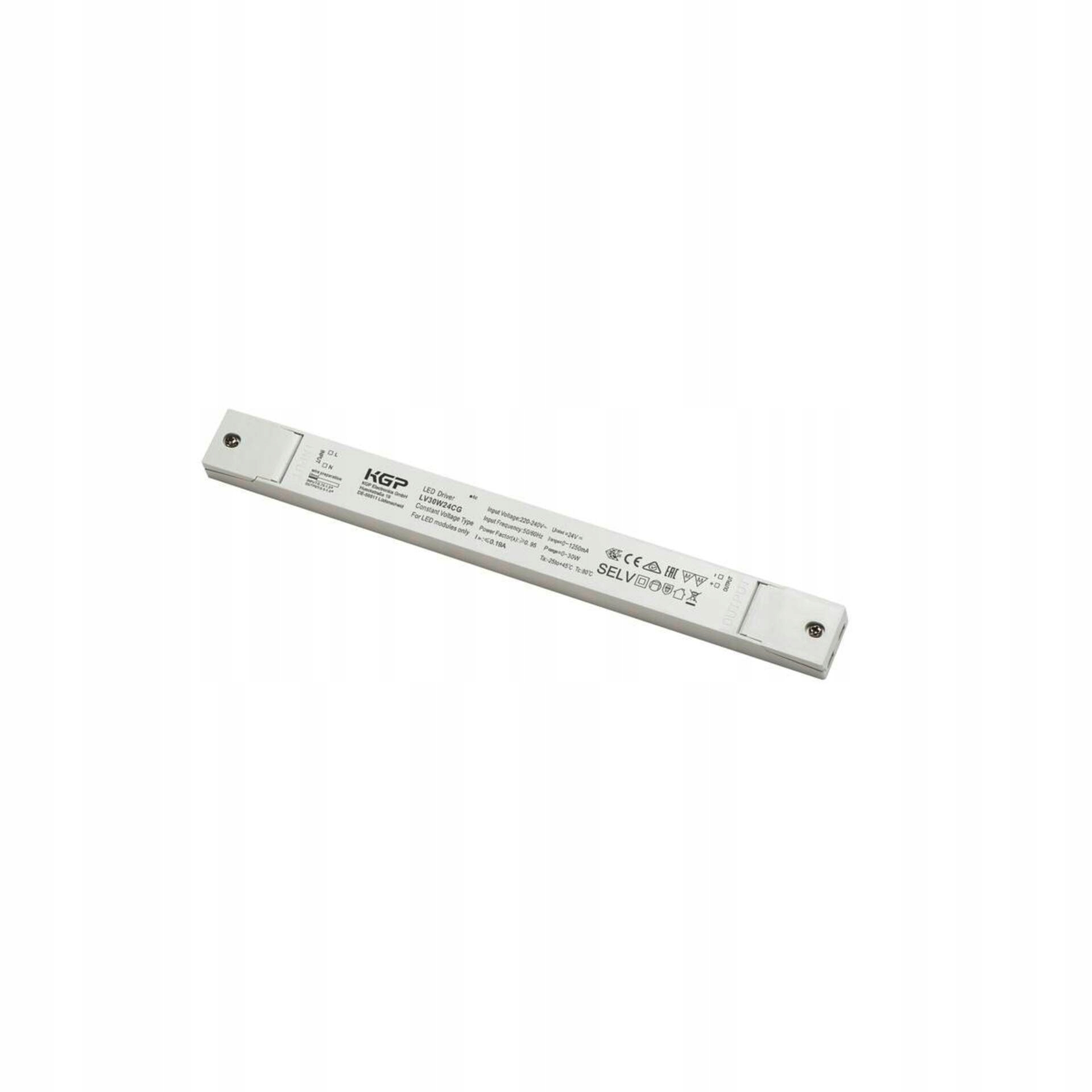 Led napájací zdroj Slv 30 W 24 V biely IP20