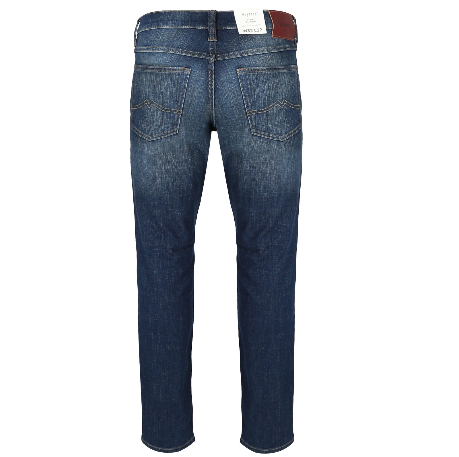 Pánské jednoduché džíny Mustang Tramper Denim Blue 1006743-5000-881 35/32