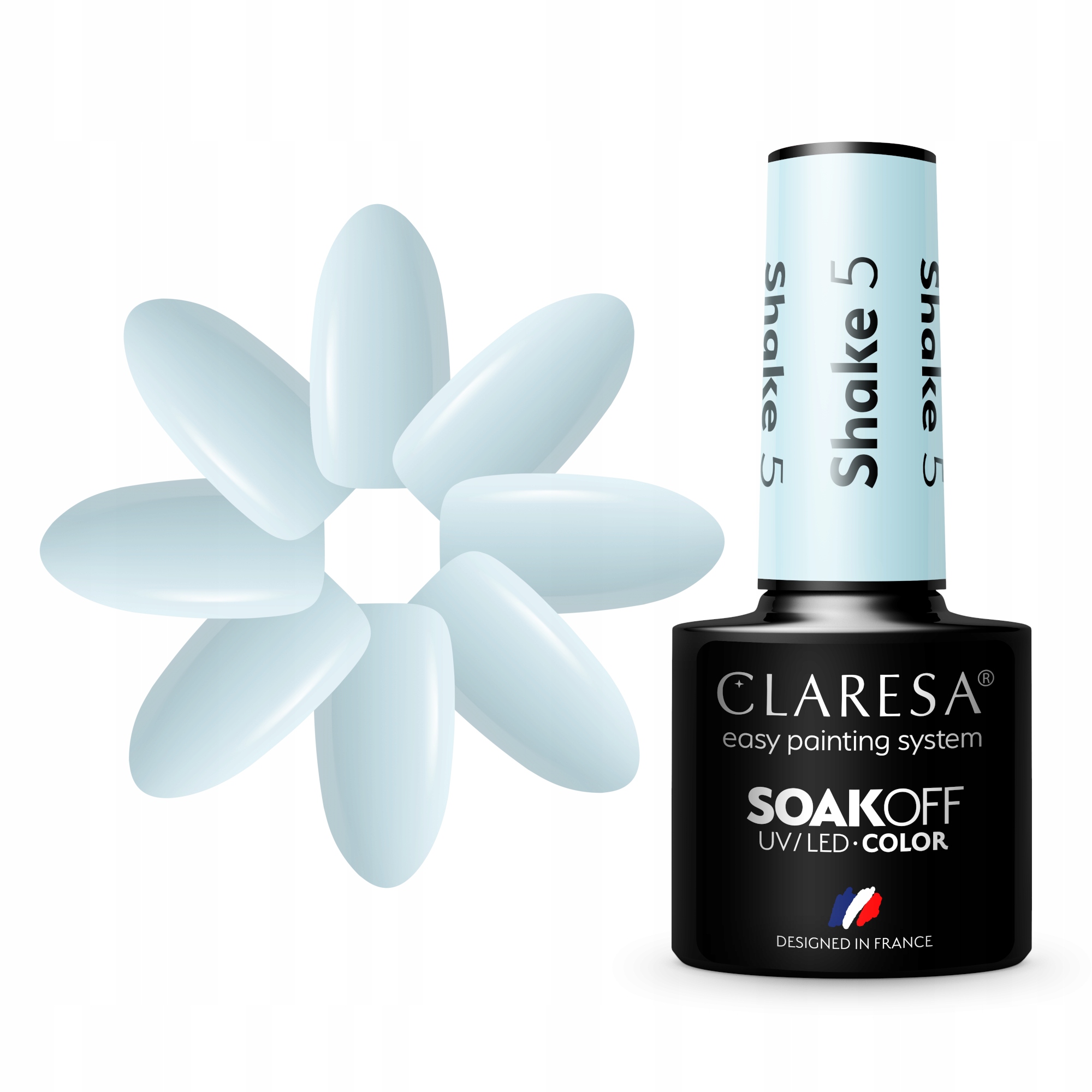 

Claresa Kremowy Pastel Lakier Hybrydowy 5ml SHAKE5