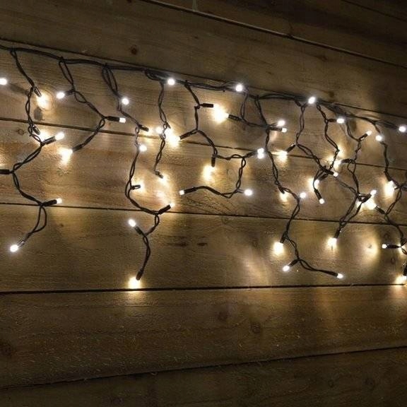

Zewnętrzne Sople 120 Led Gruby Kabel Ciepłe Stałe