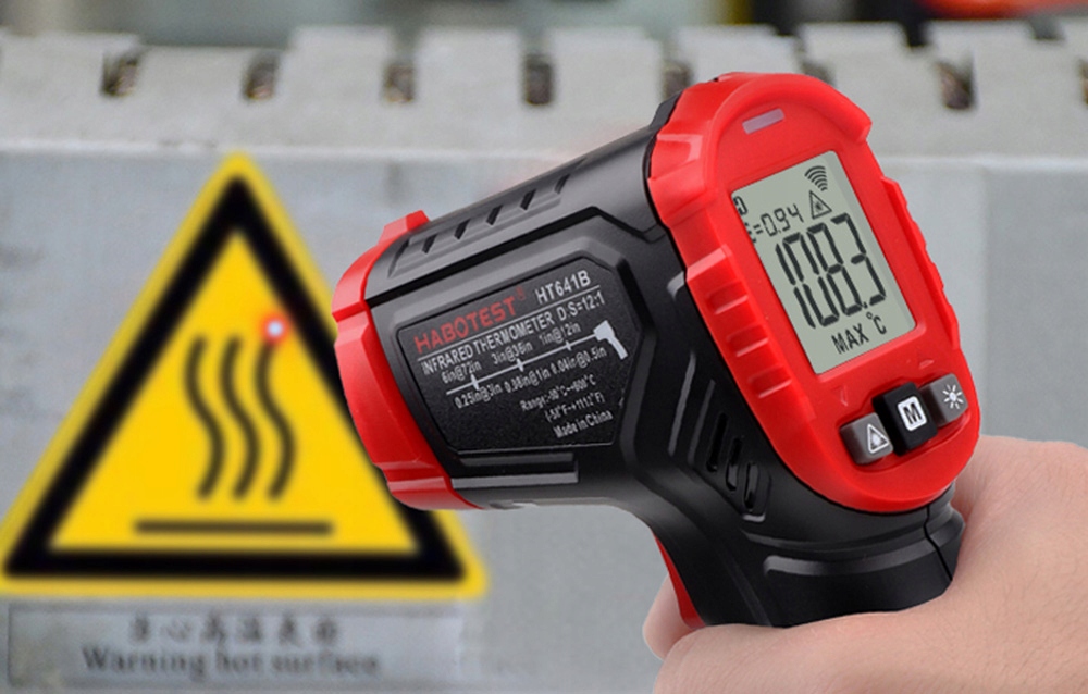 Habotest Cyfrowy Miernik Pirometr Laserowy HT641B Stan opakowania oryginalne