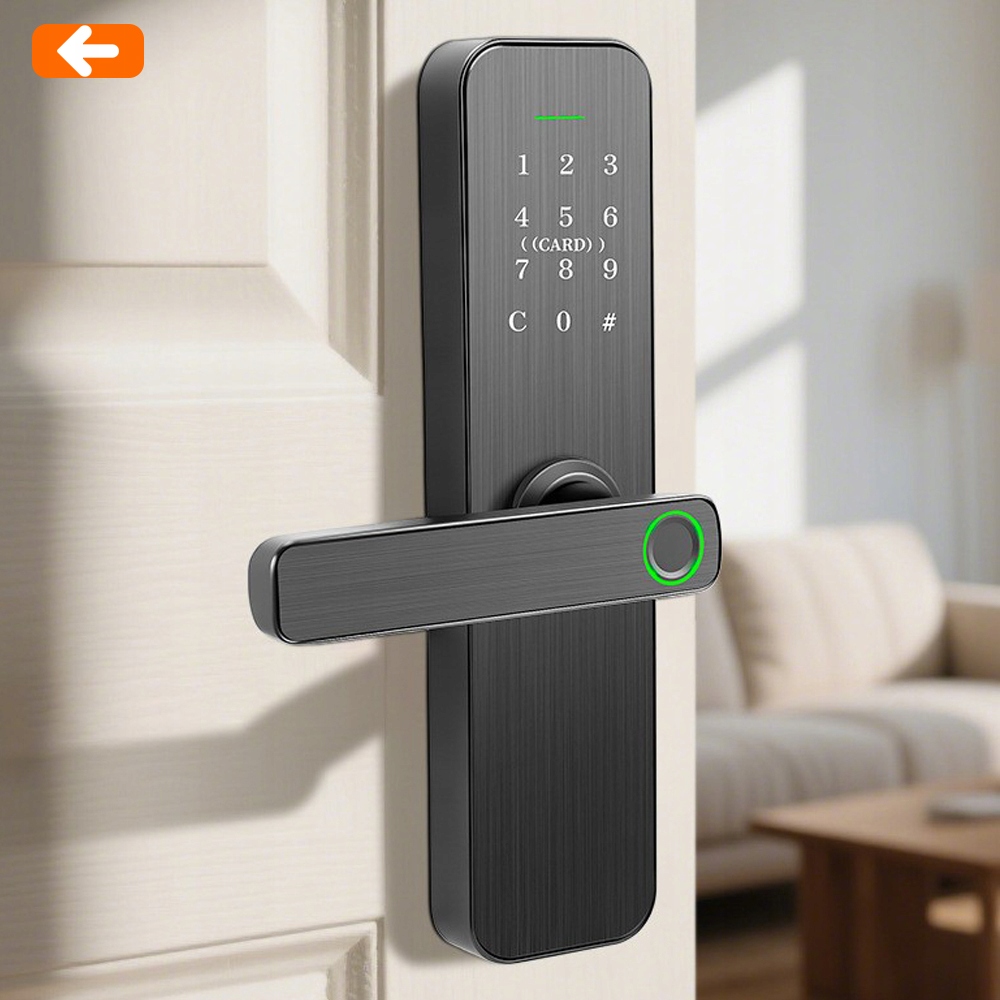 Inteligentní Zámek Na Otisk Prstu, Elektronická Klika S Heslem Wifi