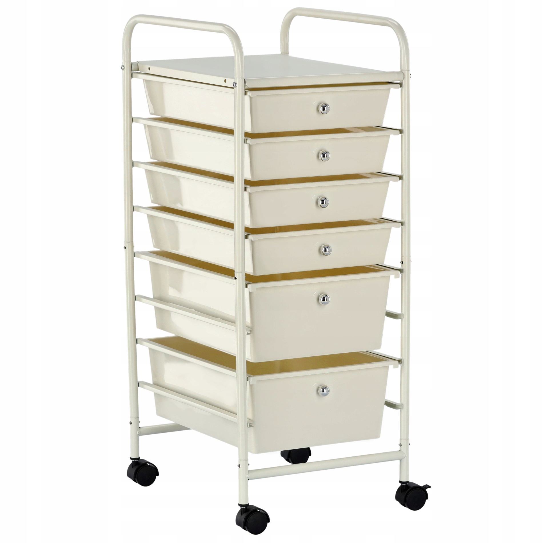 Wózek pomocnik fryzjerski do farbowania kosmetyczny do salonu SPA mobilny Marka Calissimo