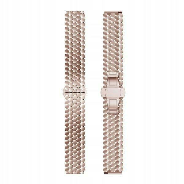 Beline pasek Watch 20mm Metal Honeycombróżowo-złoty /rosegold box