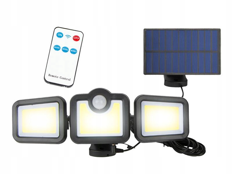 

Lampa Ścienna Regulowana Led Solarna Czujnik Ruchu