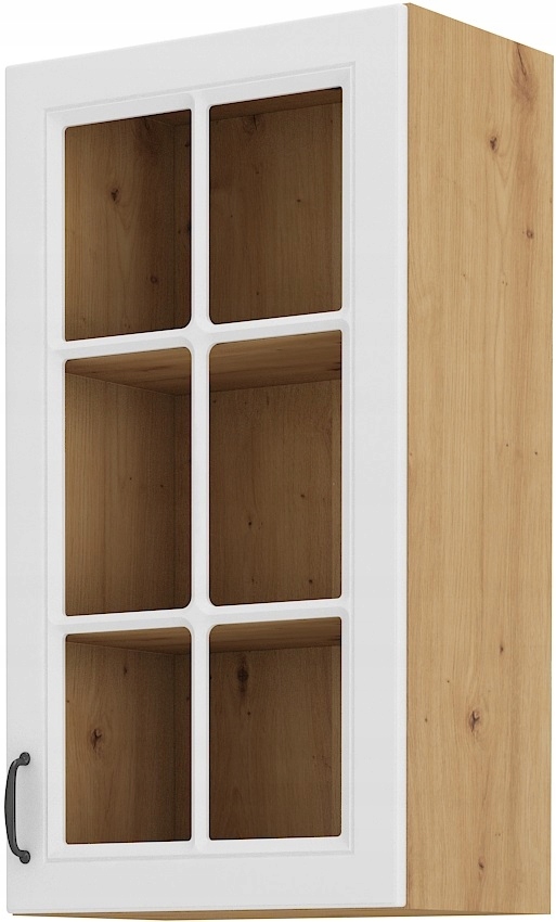 

Szafka kuchenna górna witryna 40cm. Biały Artisan