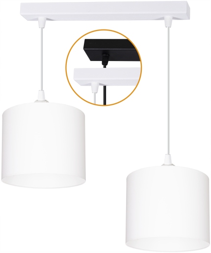

Lampa wisząca sufitowa Abażur Led L2X