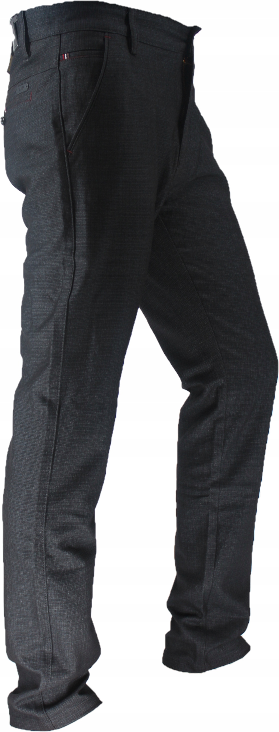 SPODNIE WIZYTOWE CZARNE DŁUGA NOGAWKA L34 W32 Kolor czarny