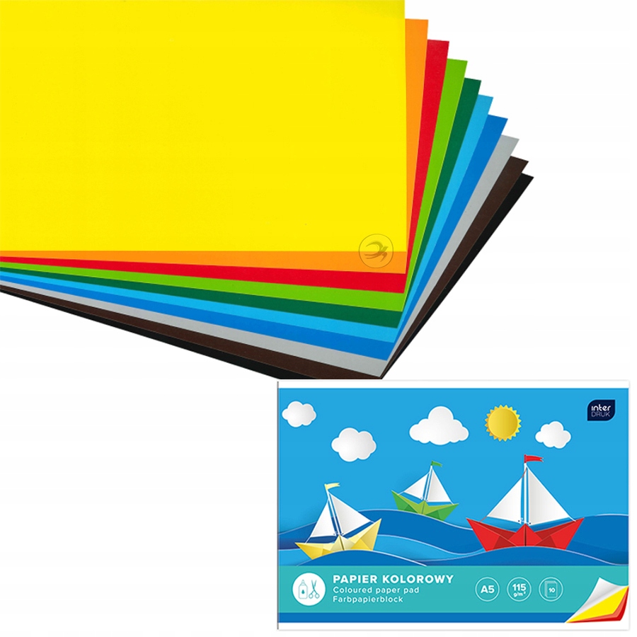 

Wycinanka zeszyt papierów kolorowych Wycinanki A5