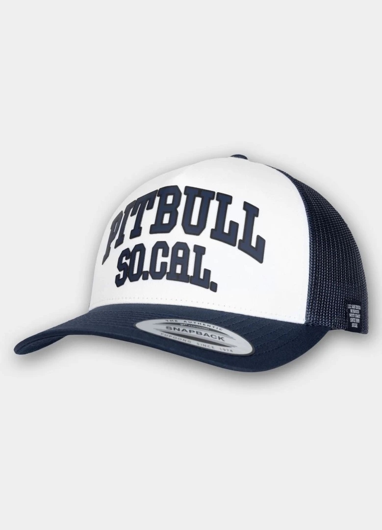 PitBull West Coast Kšiltovka snapback So Cal retro Trucker bílo/modrá P