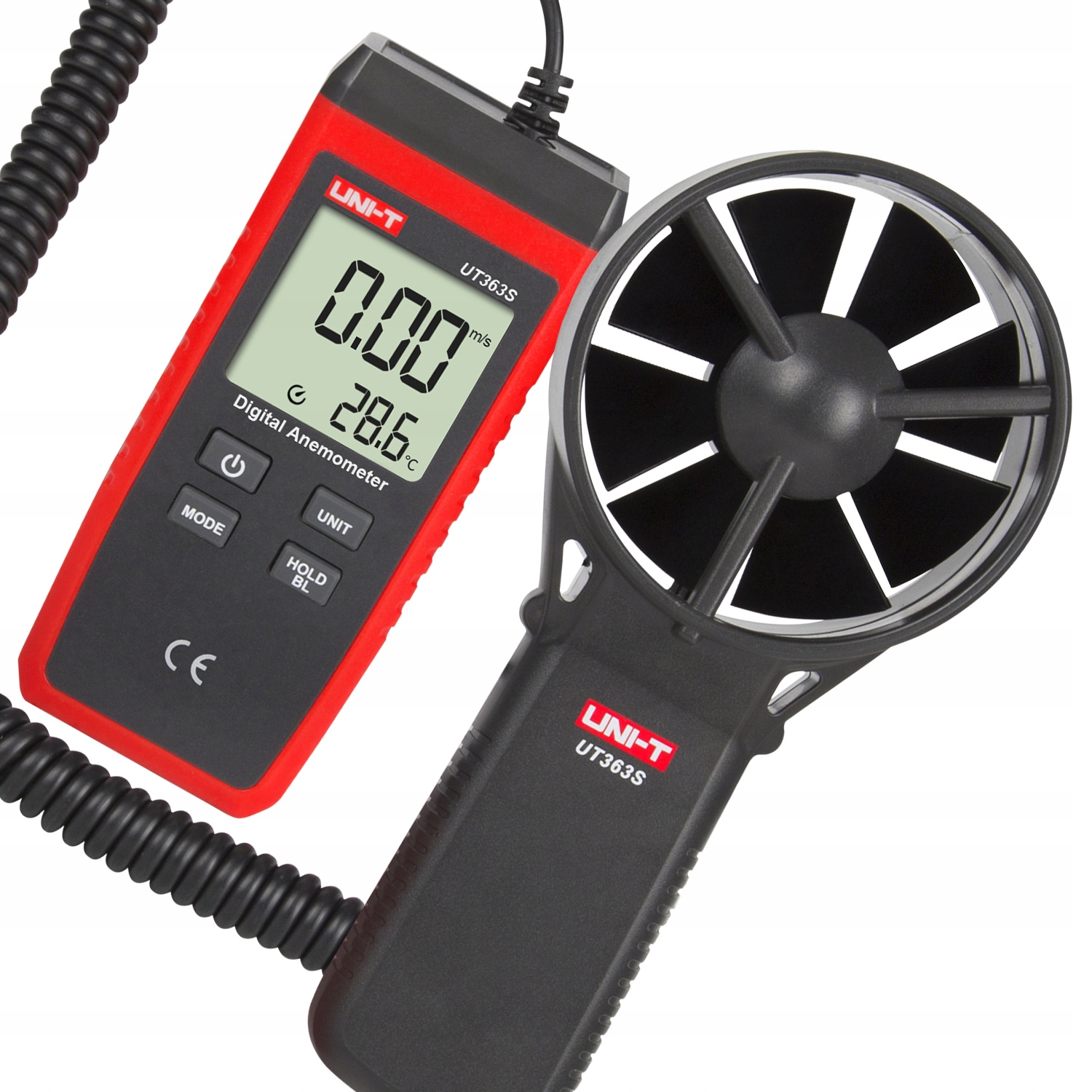 

Anemometr Przepływomierz miernik ciągu UT363S Unit