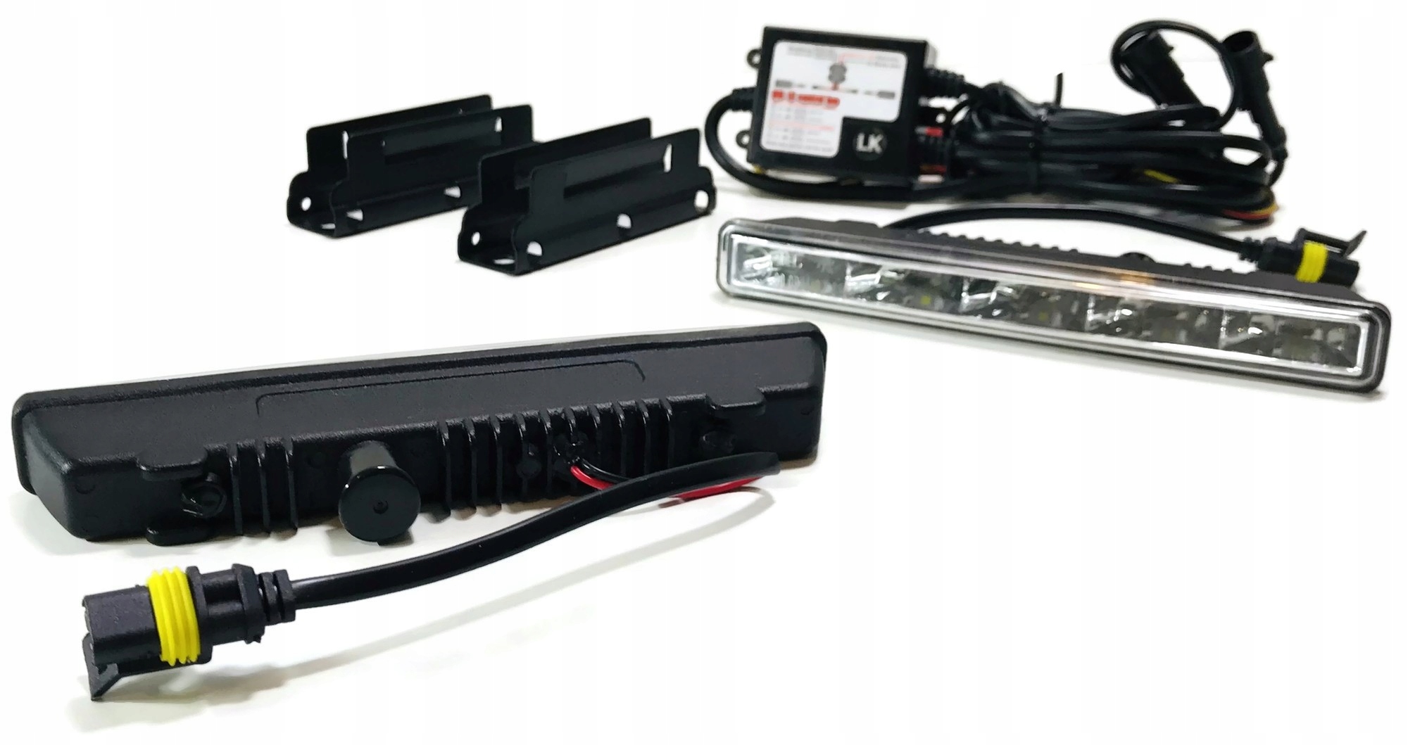 SWIATLA JAZDY DZIENNEJ 5 LED PODLUZNE DRL 12V 24V Lamp Type universal