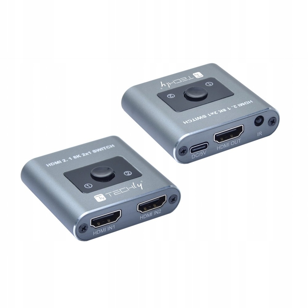 Przełącznik Hdmi 2x wejścia Techly Idata HDMI-2128KT z pilotem