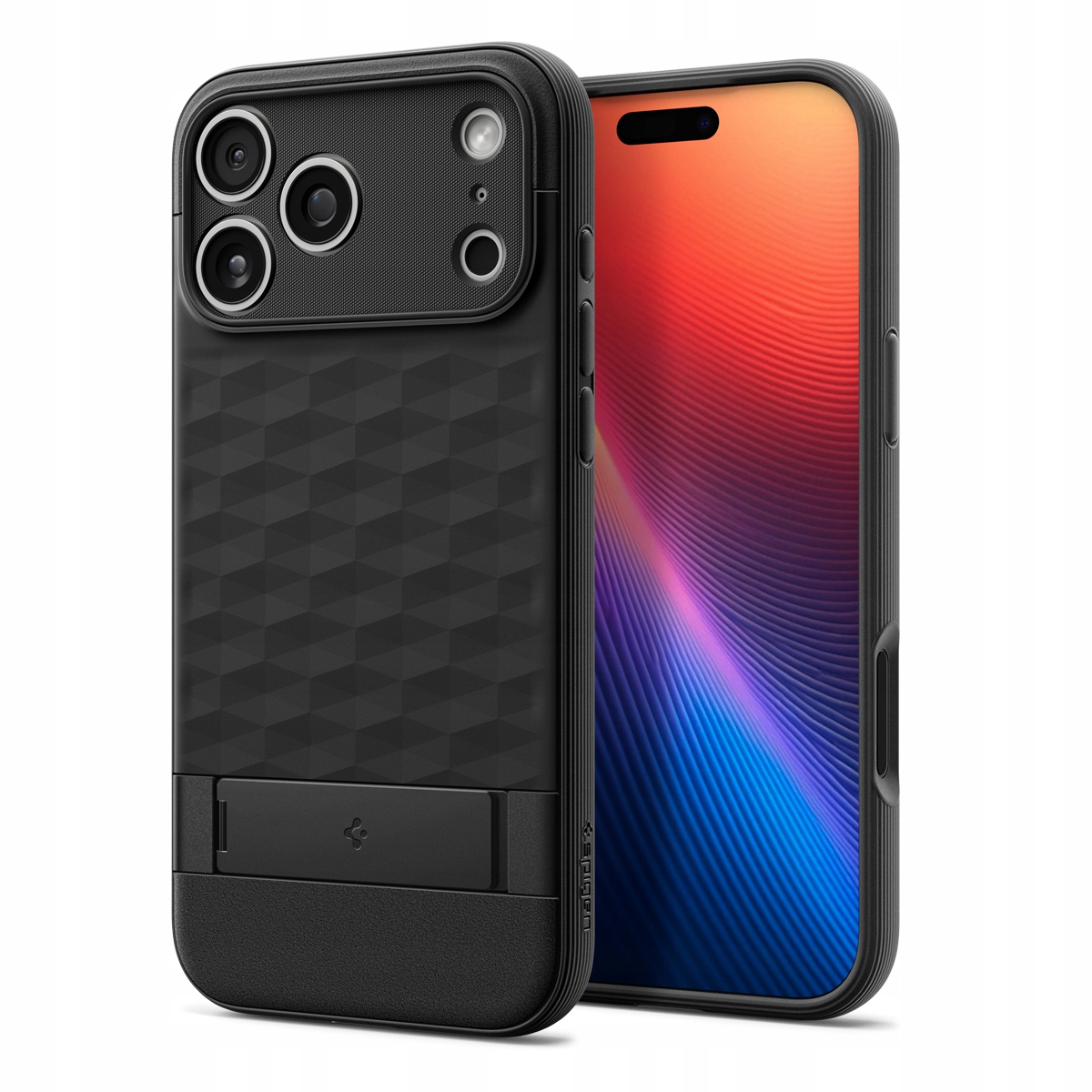 Spigen Caseology Parallax MagSafe etui do iPhone'a 17 Max matowa czerń