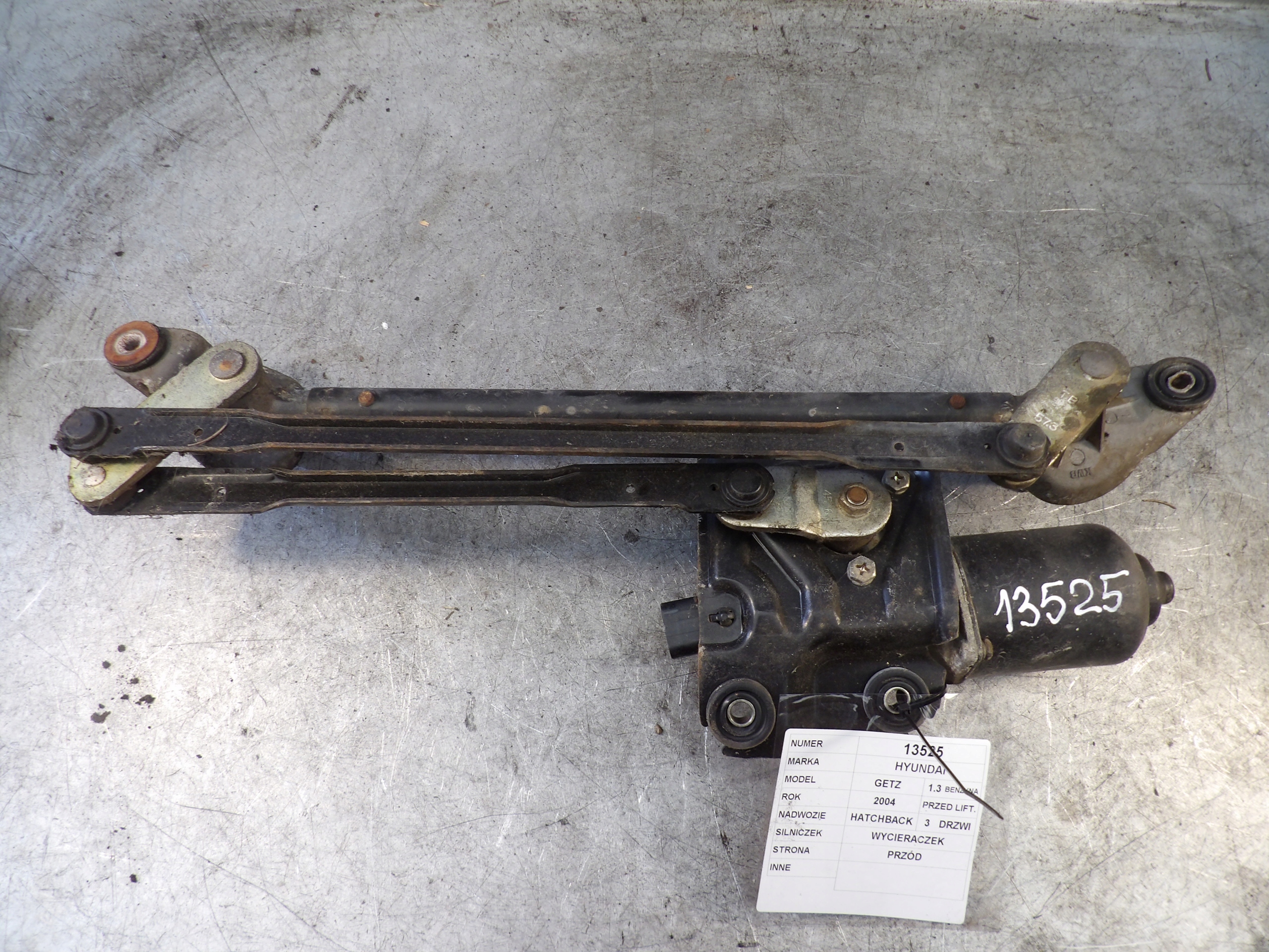 Hyundai Getz wiper mechanism front 98100-1C100