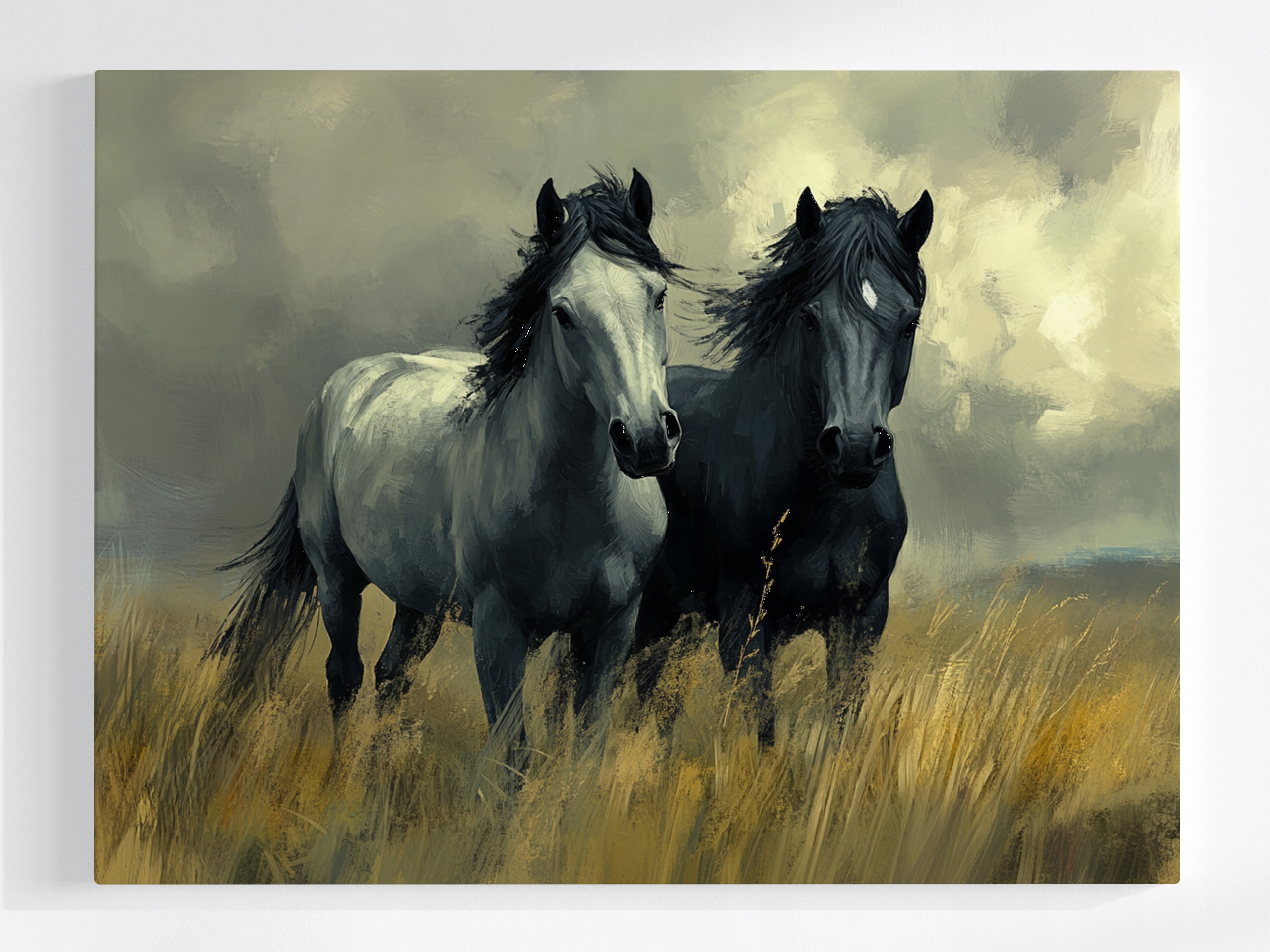 Obraz Na Plátně Canvas Kůň Koně Step Zvířata Příroda 80x60