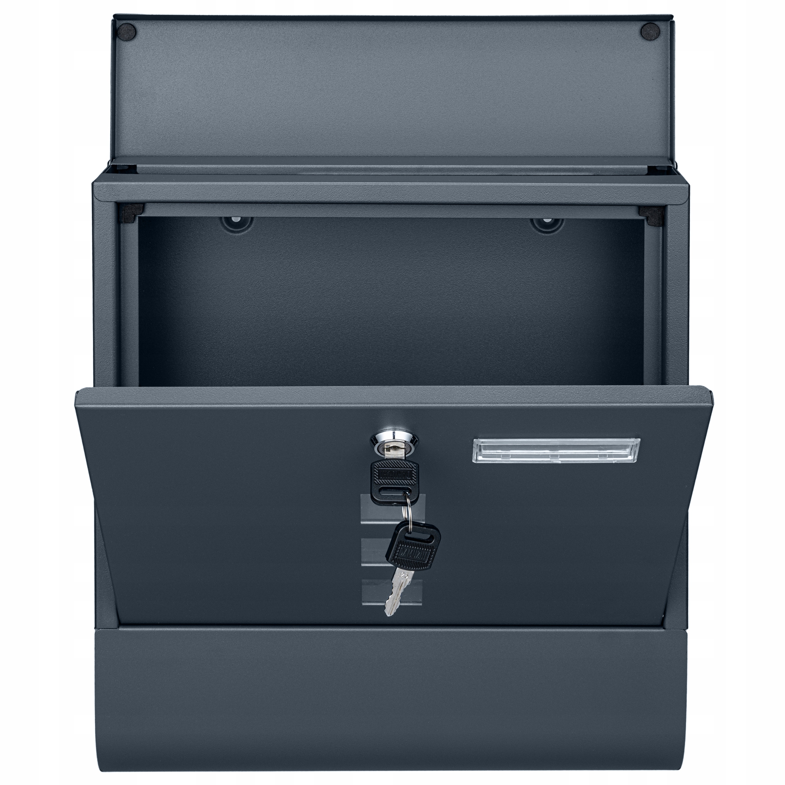 ANTRACYTOWA SKRZYNKA POCZTOWA Z TUBĄ + ADRES WZÓR Marka M-TEC