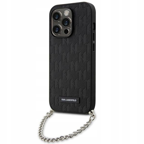 Karl Lagerfeld KLHCP14LSACKLHPK pouzdro pouzdro kryt pro iPhone 14 Pro 6.1", černé