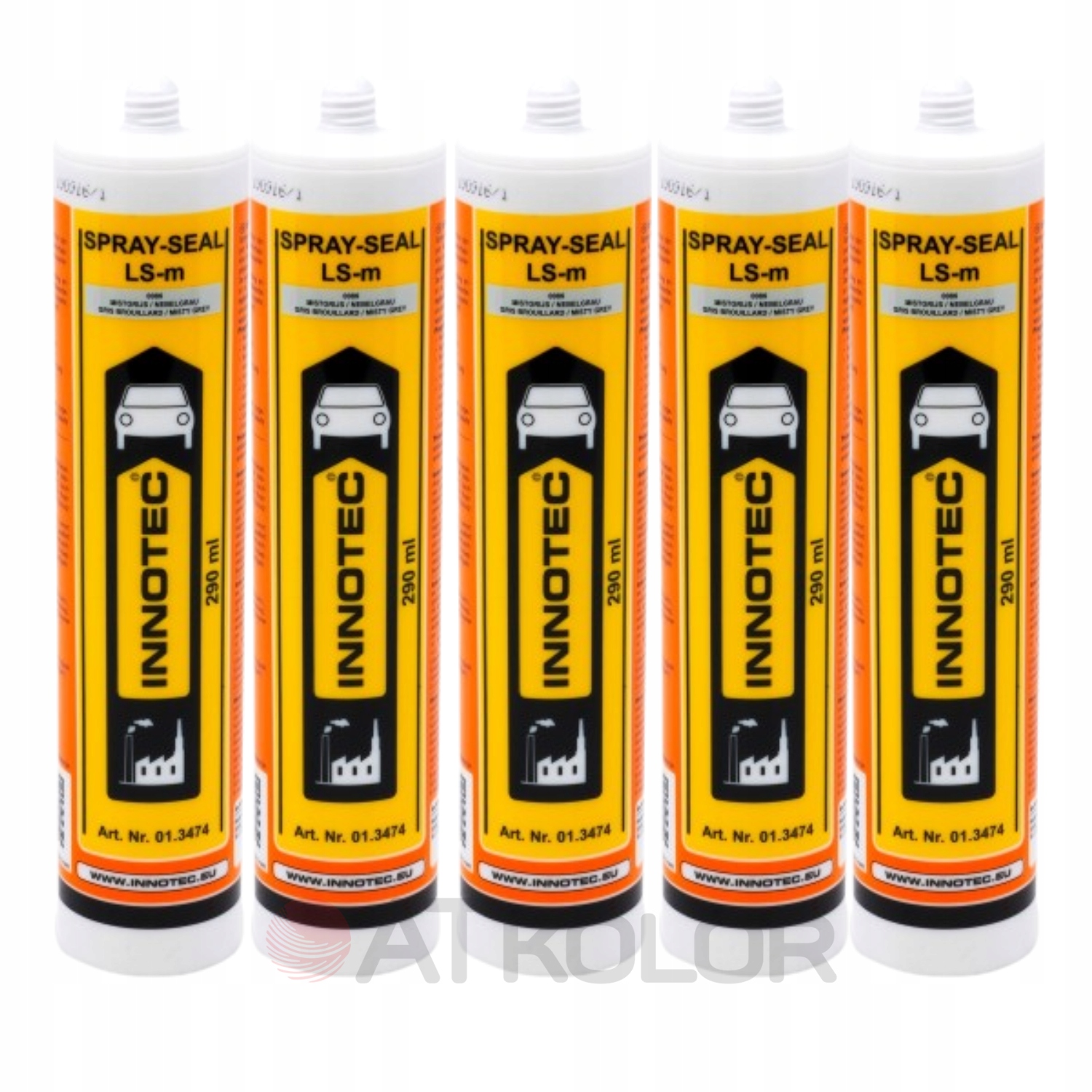 Zriedkavá rozprašovacia hmota na prahy Innotec Spray-Seal Ls 5x 290 ml šedá