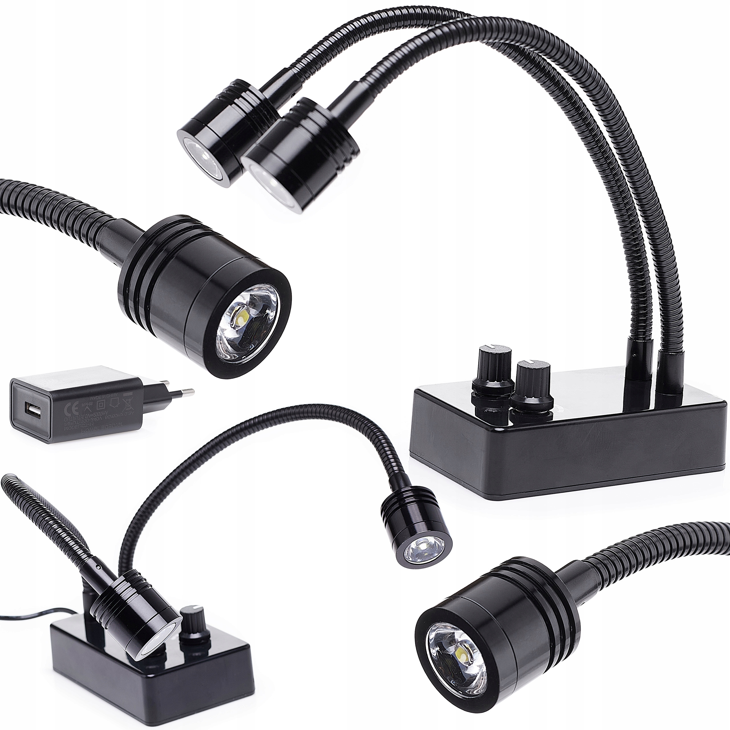 Silné Osvětlení 2x Led Pro Digitální Stereoskopický Mikroskop Nastavitelné