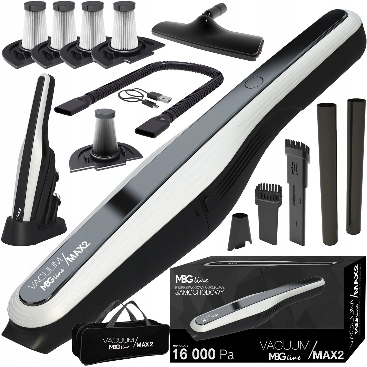 Odkurzacz ręczny akumulatorowy MBG LINE Vacuum Max 2