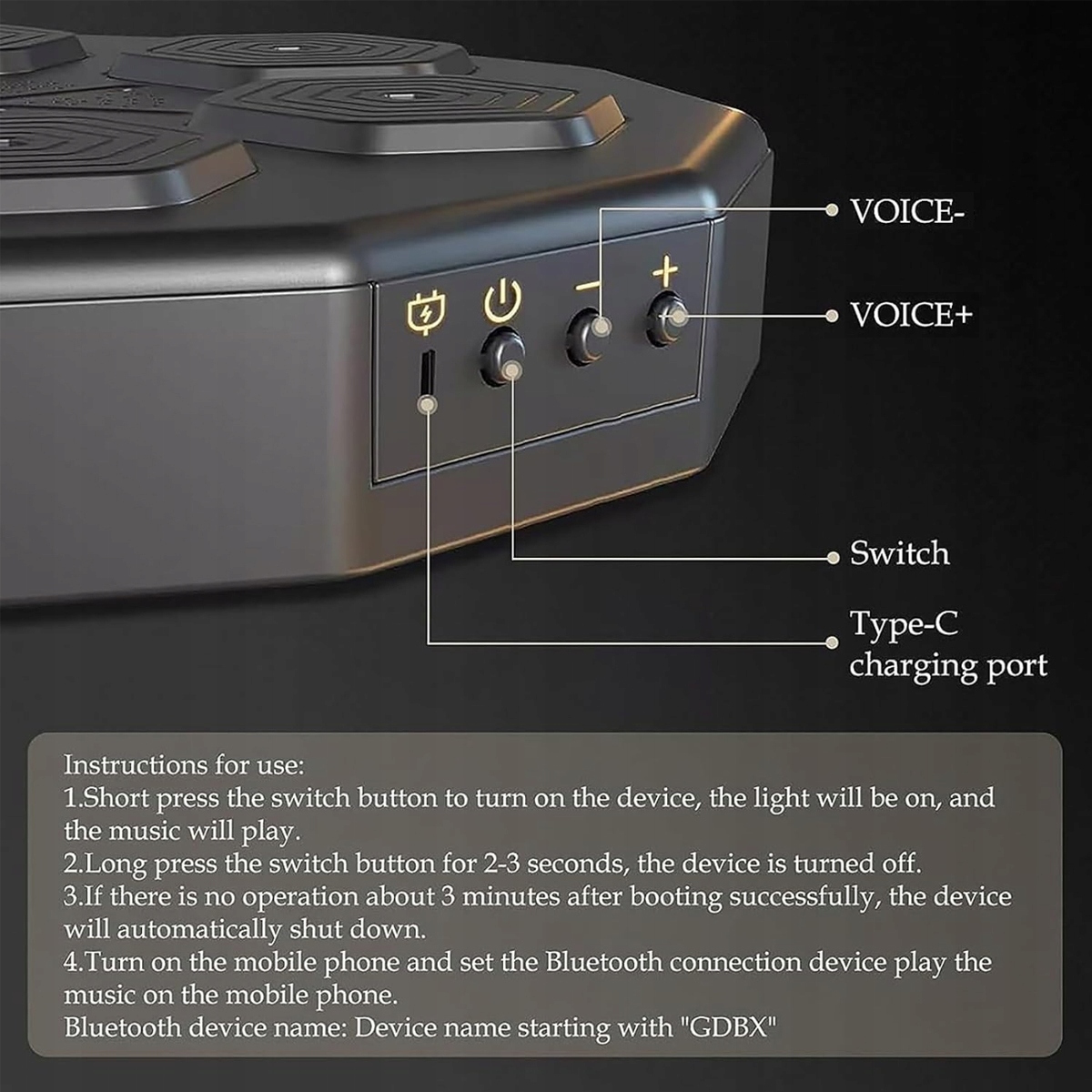 Music Boxing Machine W treningowy Ściana bokserska SelectionOfPl Rodzaj bokserskie