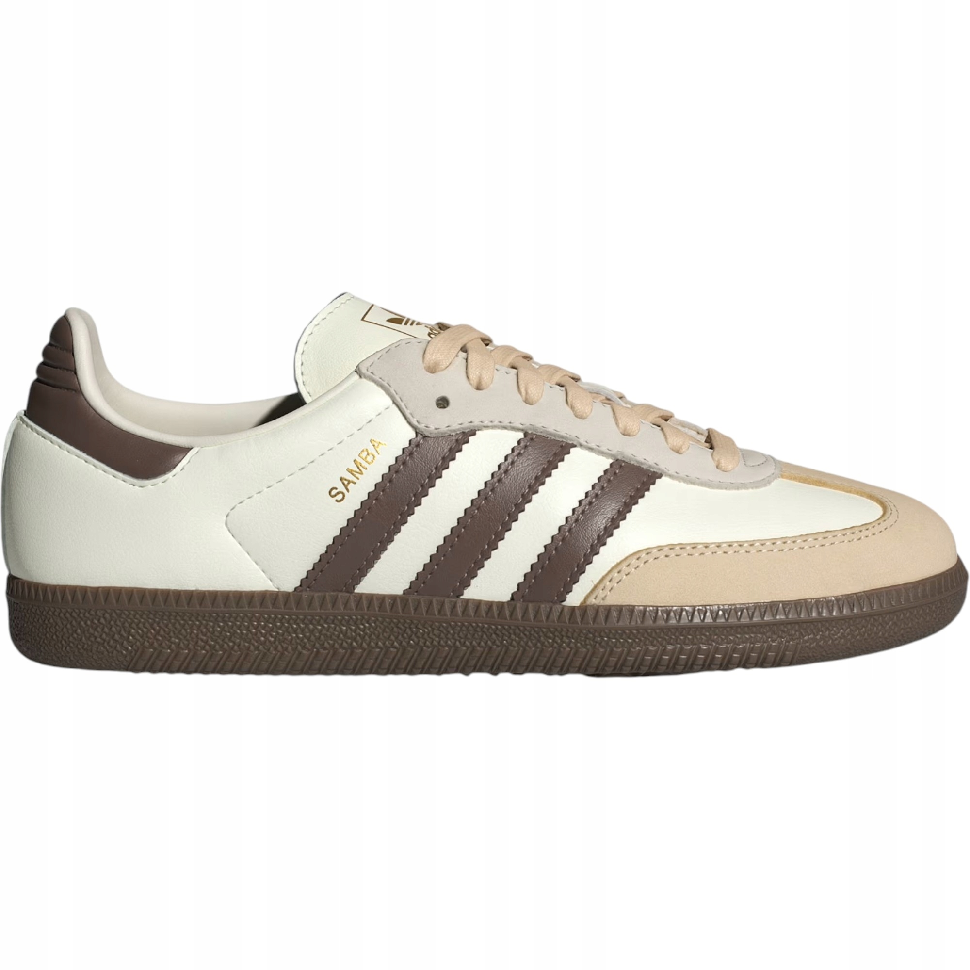 Unisexové boty Adidas Samba Og JR8842 krémové kožené retro 36 2/3
