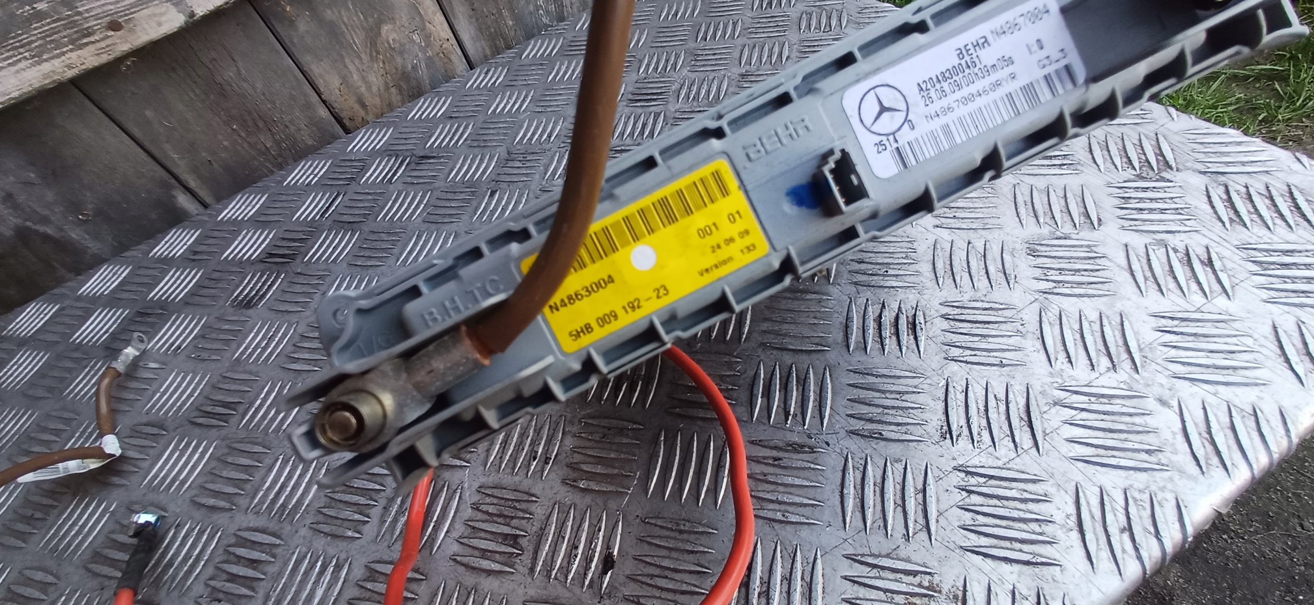 MERCEDES W212 heater electrical radiator A2048300461