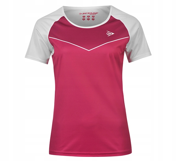 KOSZULKA DUNLOP PERF CREW TEE WOMEN 15 RED M EAN (GTIN) 5051954576689