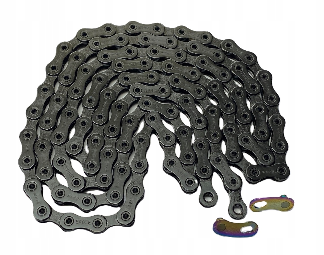 Sram XX1 Eagle 12s łańcuch Hollow Pin czarny spinka rainbow 110 ogniw