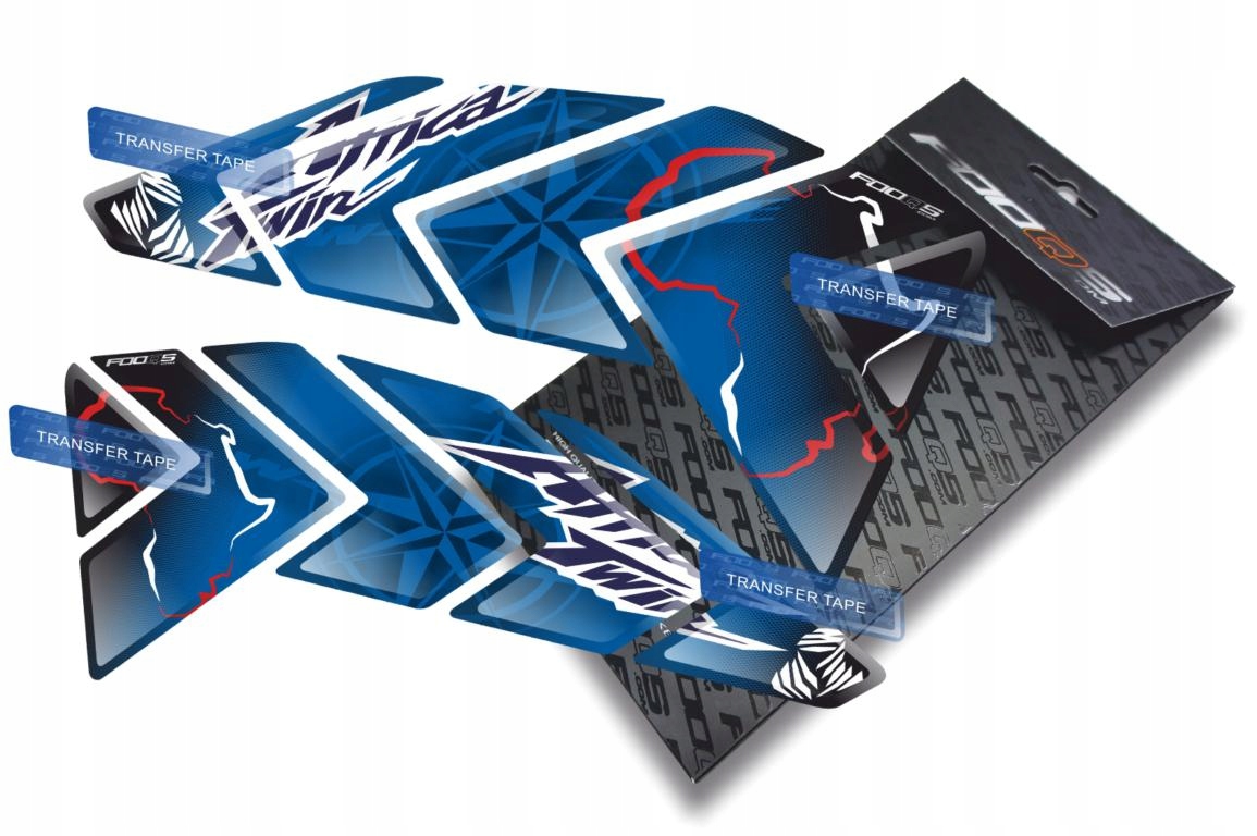 Grip od firmy Fooqs pro Honda Africa Twin Crf Hrv Modrý