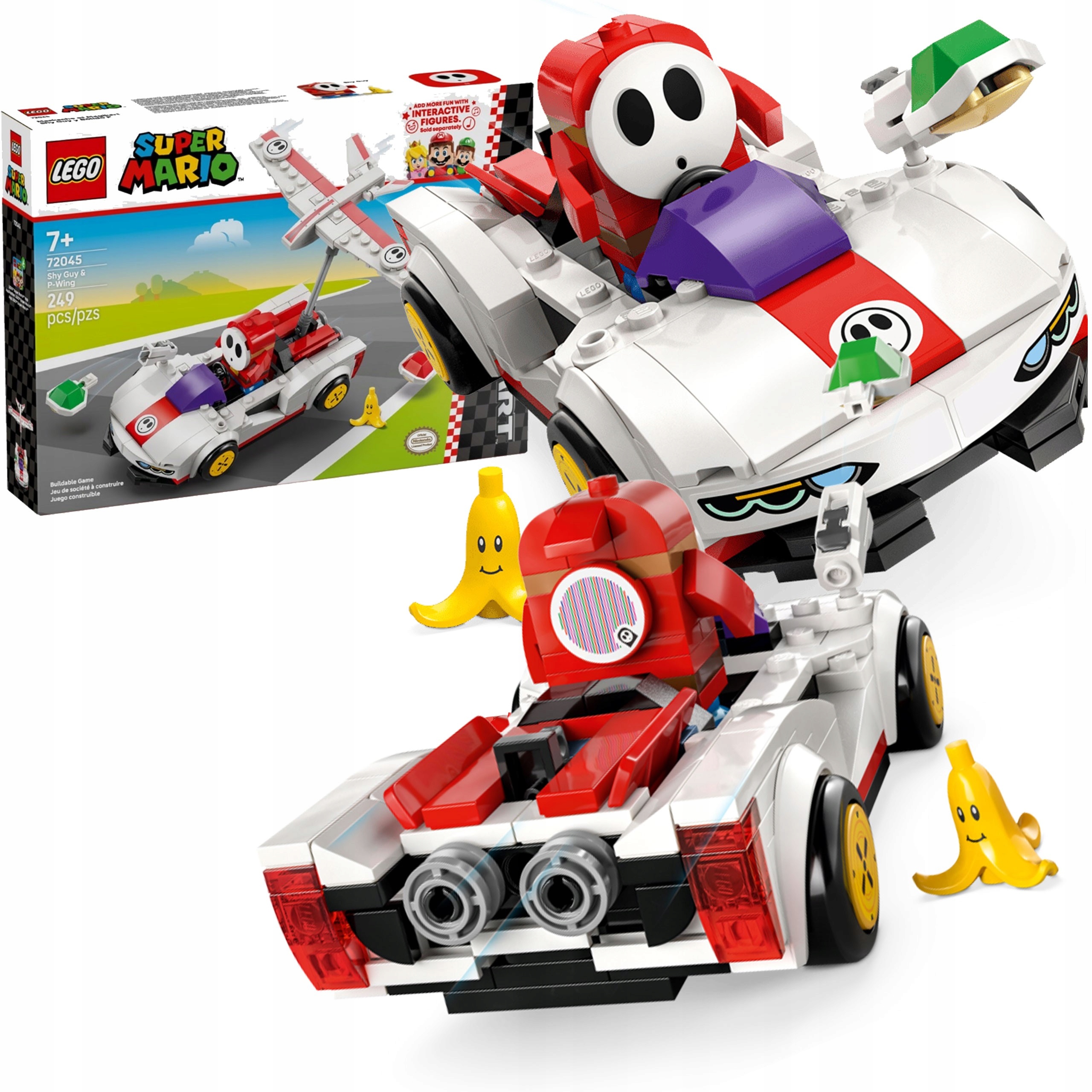 Lego Mario 72045 Mario Kart Shy Guy Nieśmiałek I P-wing