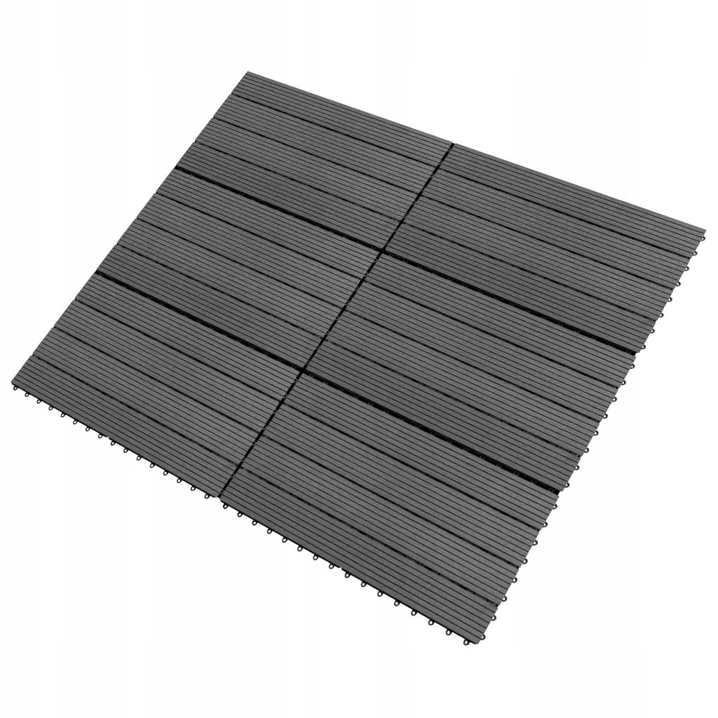 Płytki tarasowe z WPC, 60x30 cm, 6 szt., 1 m², s Długość 0.6 m