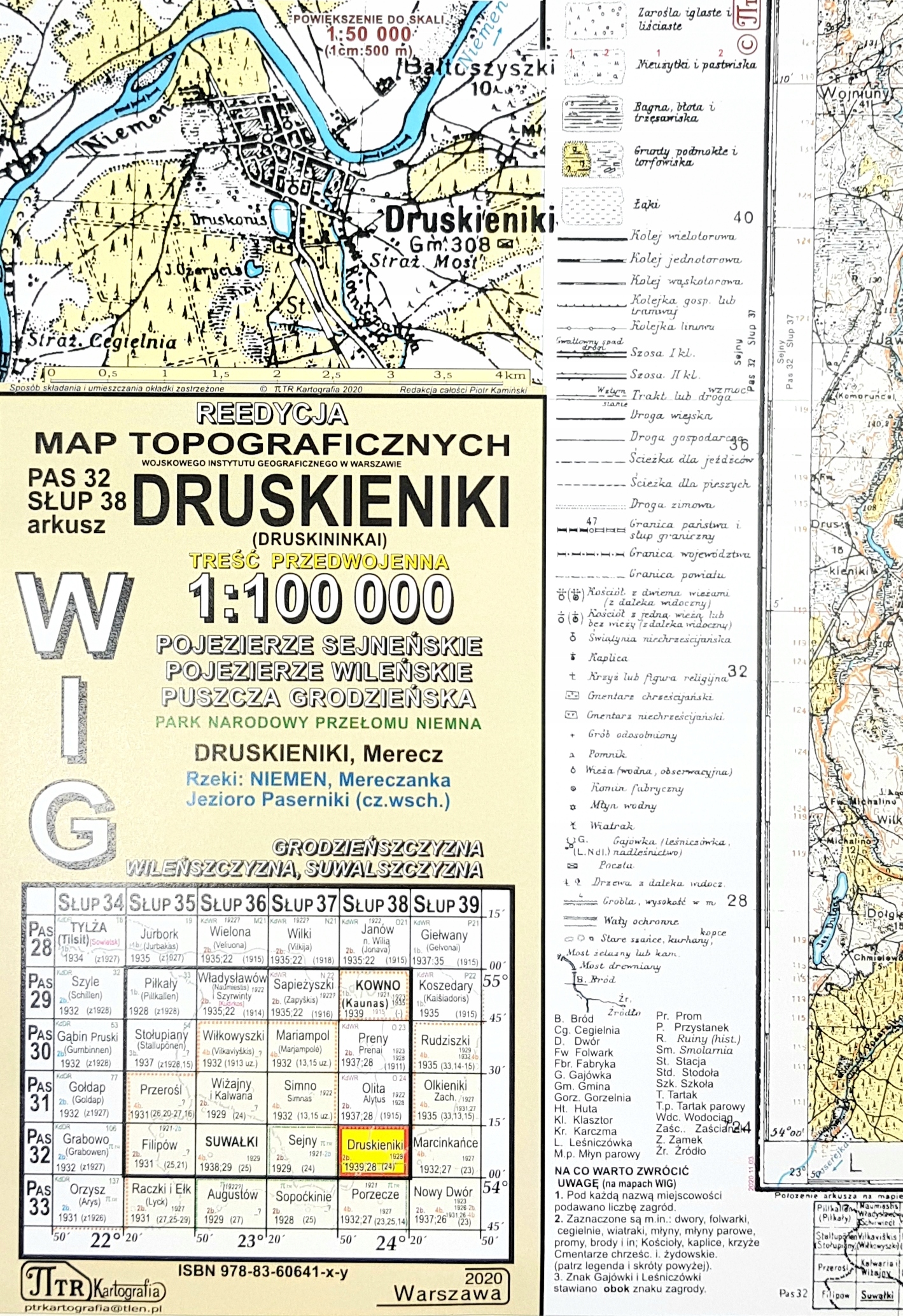 

Mapa Wig Druskieniki P32 S38 reedycja
