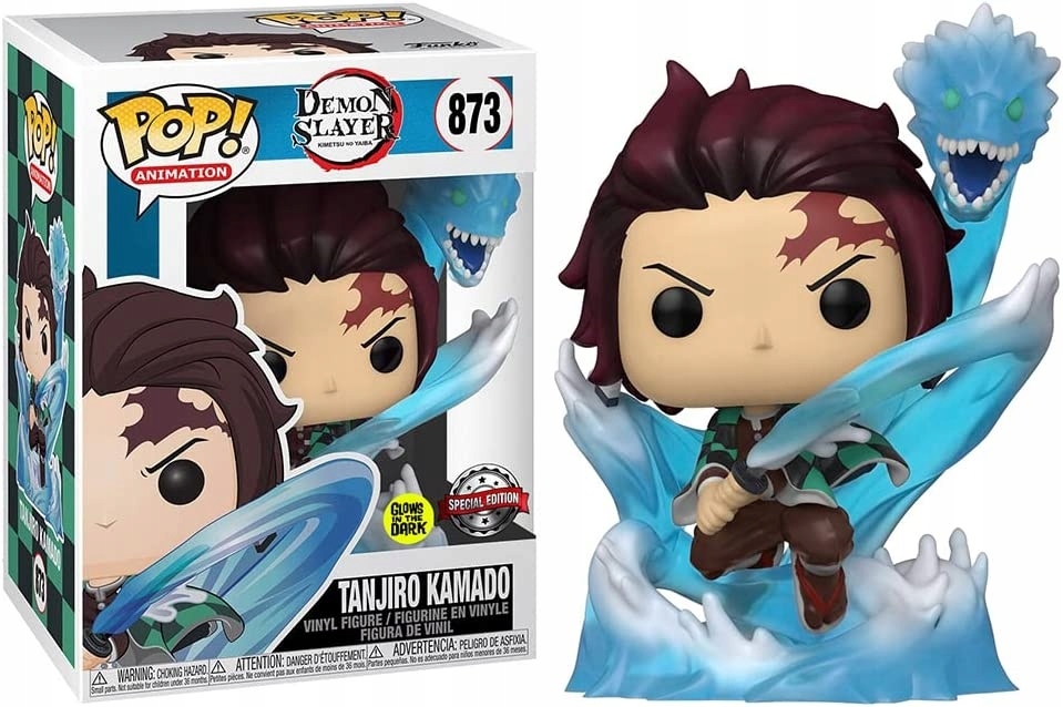 Figurka Tanjiro Kamado s drakem Demon Slayer Funko Pop 873