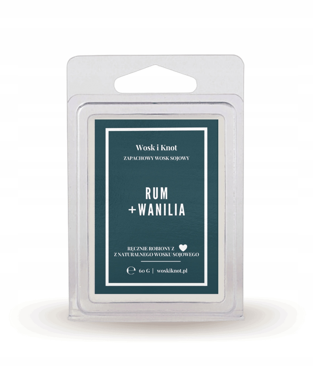 

Wosk sojowy do kominka Rum Wanilia zapachowy