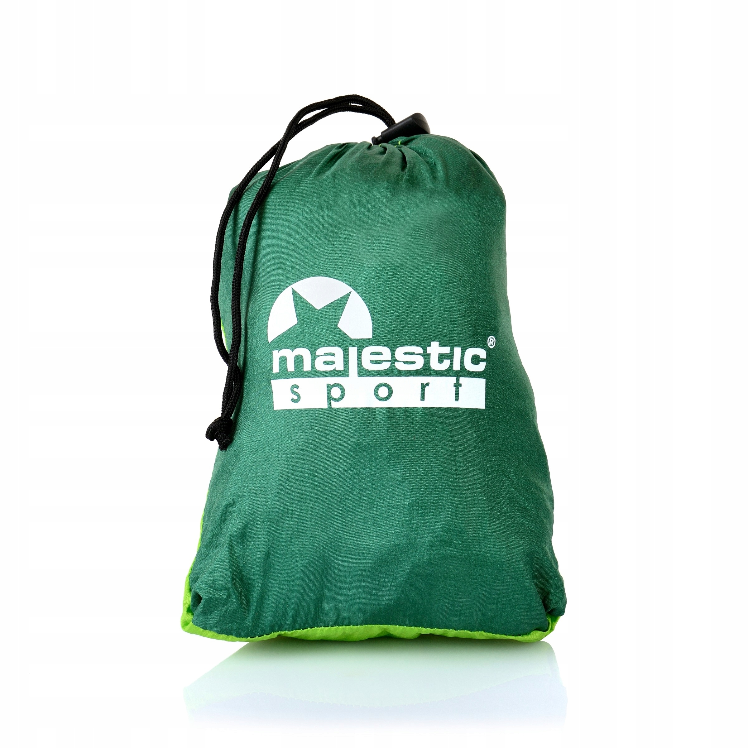 Hamak turystyczny podróżny survival Majestic Sport Kolor dominujący odcienie zieleni