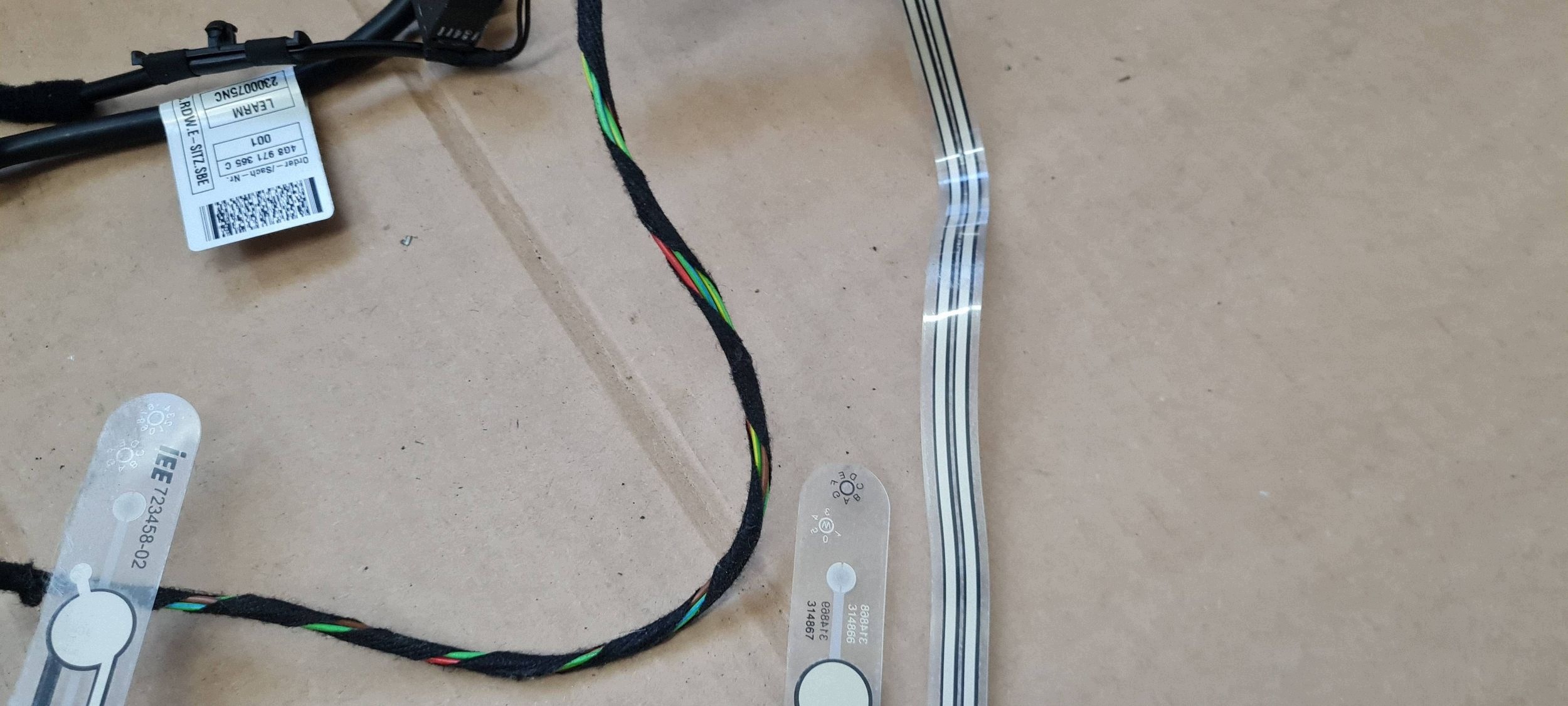A7 4G bundle wiring sensor ZAJETOSCI seat front 4G0963553 A6 C7 4G
