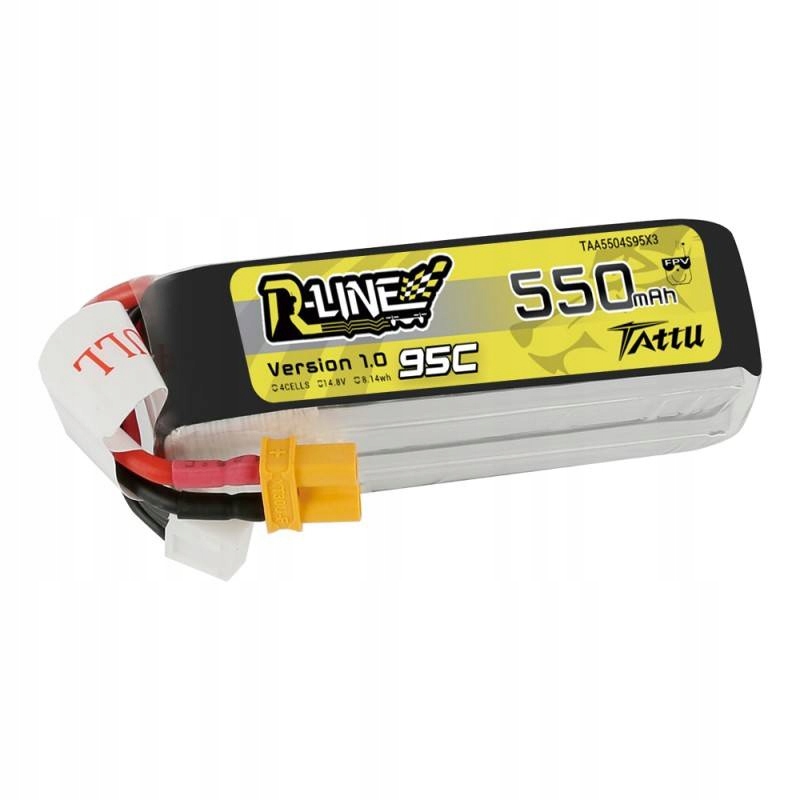 Akumulátor Tattu R-Line 550mAh 14.8V 95C 4S1P